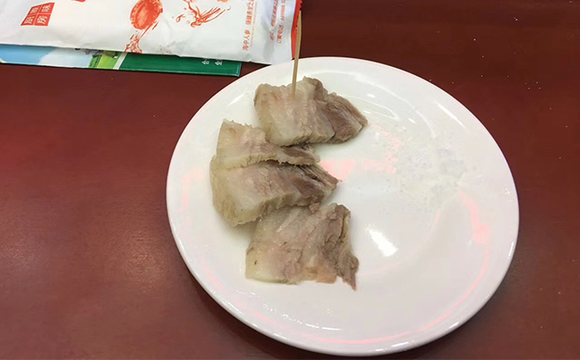 白水煮藏香猪肉